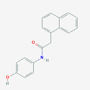 molecular formula C18H15NO2 B215000 N-(4-hydroxyphenyl)-2-naphthalen-1-ylacetamide 
