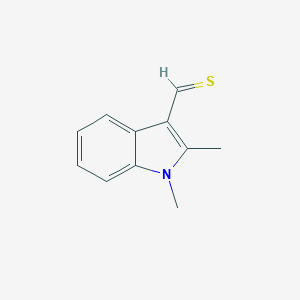 molecular formula C11H11NS B215019 3-Thioformyl-1,2-dimethylindole 