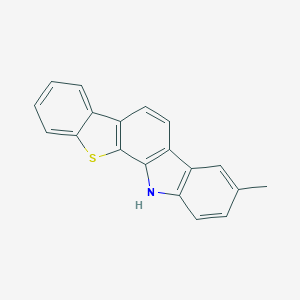 molecular formula C19H13NS B215029 3-methyl-12H-[1]benzothieno[2,3-a]carbazole 