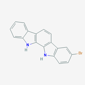 molecular formula C18H11BrN2 B215030 3-Bromo-11,12-dihydroindolo[2,3-a]carbazole 