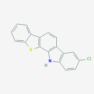 molecular formula C18H10ClNS B215031 3-chloro-12H-[1]benzothieno[2,3-a]carbazole 