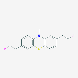 molecular formula C17H17I2NS B215043 2,7-bis(2-iodoethyl)-10-methyl-10H-phenothiazine 