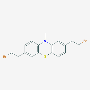 molecular formula C17H17Br2NS B215044 2,7-bis(2-bromoethyl)-10-methyl-10H-phenothiazine 