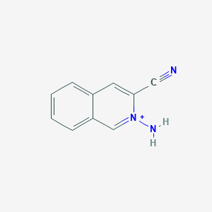 molecular formula C10H8N3+ B215046 2-Amino-3-cyanoisoquinolinium 