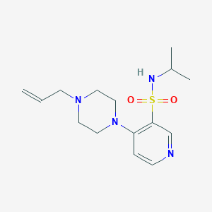 molecular formula C15H24N4O2S B215061 4-(4-allyl-1-piperazinyl)-N-isopropyl-3-pyridinesulfonamide 