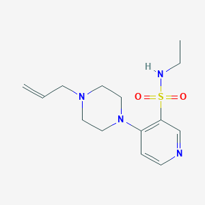 molecular formula C14H22N4O2S B215062 4-(4-allyl-1-piperazinyl)-N-ethyl-3-pyridinesulfonamide 