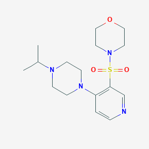 molecular formula C16H26N4O3S B215063 4-{[4-(4-Isopropyl-1-piperazinyl)-3-pyridinyl]sulfonyl}morpholine 