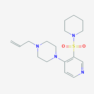 molecular formula C17H26N4O2S B215067 1-Allyl-4-[3-(1-piperidinylsulfonyl)-4-pyridinyl]piperazine 