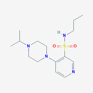 molecular formula C15H26N4O2S B215073 4-(4-isopropyl-1-piperazinyl)-N-propyl-3-pyridinesulfonamide 