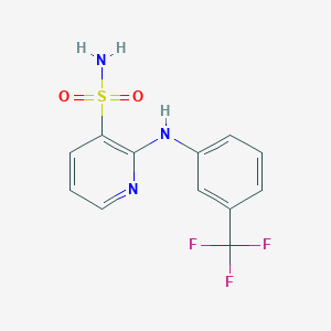 molecular formula C12H10F3N3O2S B215075 2-(3-(Trifluoromethyl)anilino)pyridine-3-Sulfonamide 