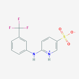 molecular formula C12H9F3N2O3S B215079 6-[3-(Trifluoromethyl)anilino]pyridin-1-ium-3-sulfonate 