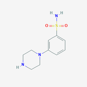 molecular formula C10H15N3O2S B215089 3-(1-Piperazinyl)benzenesulfonamide 