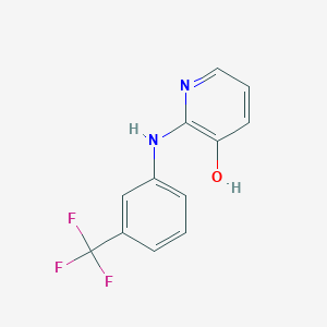 molecular formula C12H9F3N2O B215093 2-[3-(Trifluoromethyl)anilino]pyridin-3-ol CAS No. 66045-19-0