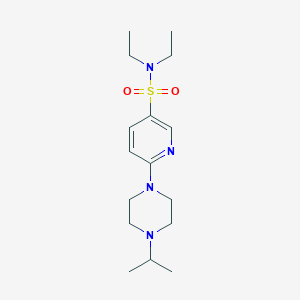 molecular formula C16H28N4O2S B215112 N,N-diethyl-6-(4-isopropyl-1-piperazinyl)-3-pyridinesulfonamide 
