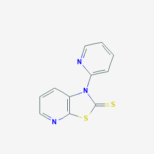 molecular formula C11H7N3S2 B215131 1-(2-pyridinyl)[1,3]thiazolo[5,4-b]pyridine-2(1H)-thione CAS No. 85877-80-1