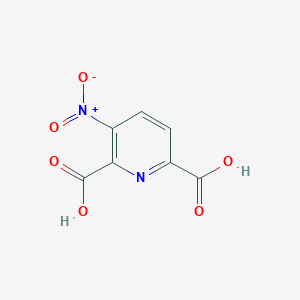 molecular formula C7H4N2O6 B215143 3-Nitro-2,6-pyridinedicarboxylic acid 
