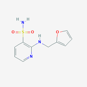 molecular formula C10H11N3O3S B215152 2-(Furan-2-ylmethylamino)pyridine-3-sulfonamide CAS No. 61941-76-2