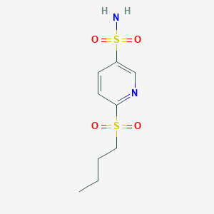molecular formula C9H14N2O4S2 B215160 6-(Butylsulfonyl)pyridine-3-sulfonamide 