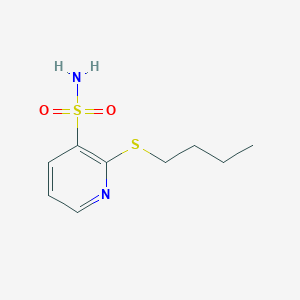 molecular formula C9H14N2O2S2 B215161 2-(Butylsulfanyl)pyridine-3-sulfonamide 