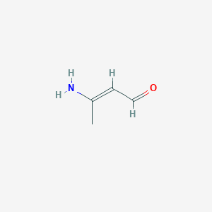 molecular formula C4H7NO B215164 3-Amino-2-butenal 