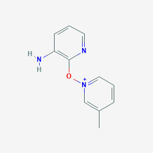 molecular formula C11H12N3O+ B215166 1-[(3-Amino-2-pyridinyl)oxy]-3-methylpyridinium 