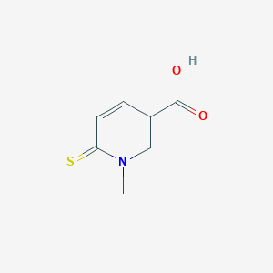 molecular formula C7H7NO2S B215168 1-Methyl-6-sulfanylpyridinium-3-carboxylate 