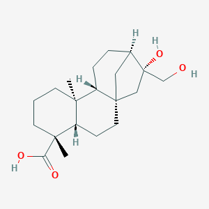 molecular formula C20H32O4 B021517 Diterpenoid SP-II CAS No. 3301-61-9