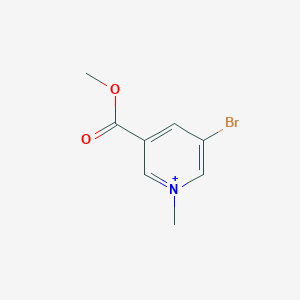 molecular formula C8H9BrNO2+ B215176 3-Bromo-5-(methoxycarbonyl)-1-methylpyridinium 