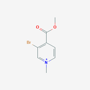 molecular formula C8H9BrNO2+ B215179 3-Bromo-4-(methoxycarbonyl)-1-methylpyridinium 