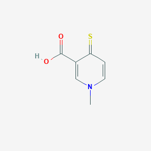 molecular formula C7H7NO2S B215183 1-Methyl-4-thioxo-1,4-dihydropyridine-3-carboxylic acid 