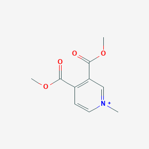molecular formula C10H12NO4+ B215185 3,4-Bis(methoxycarbonyl)-1-methylpyridinium 