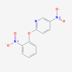 molecular formula C11H7N3O5 B215186 5-Nitro-2-{2-nitrophenoxy}pyridine 