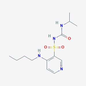 molecular formula C13H22N4O3S B215192 1-[4-(Butylamino)pyridin-3-yl]sulfonyl-3-propan-2-ylurea 