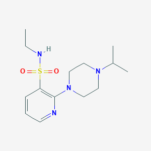 molecular formula C14H24N4O2S B215205 N-ethyl-2-(4-isopropyl-1-piperazinyl)-3-pyridinesulfonamide 