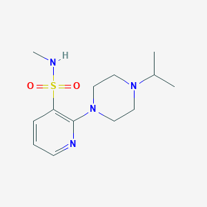 molecular formula C13H22N4O2S B215208 2-(4-isopropyl-1-piperazinyl)-N-methyl-3-pyridinesulfonamide 