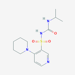 molecular formula C14H22N4O3S B215211 3-({[(Isopropylamino)carbonyl]amino}sulfonyl)-4-(1-piperidinyl)pyridine 