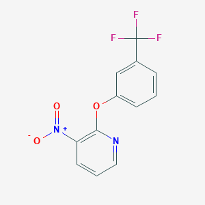molecular formula C12H7F3N2O3 B215214 3-Nitro-2-[3-(trifluoromethyl)phenoxy]pyridine 