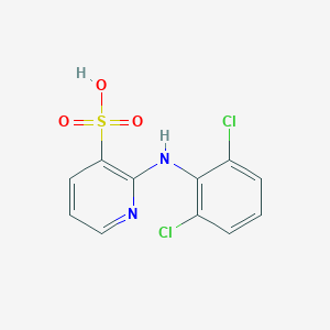 molecular formula C11H8Cl2N2O3S B215217 2-[(2,6-Dichlorophenyl)amino]-pyridine-3-sulfonic acid CAS No. 55842-05-2