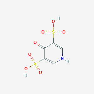 molecular formula C5H5NO7S2 B215219 4-Hydroxypyridine-3,5-disulfonic acid 