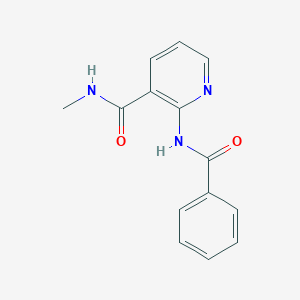 molecular formula C14H13N3O2 B215231 2-(benzoylamino)-N-methylnicotinamide 