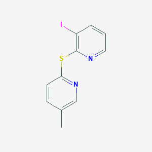 3-Iodo-2-pyridinyl 5-methyl-2-pyridinyl sulfide