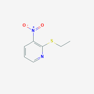molecular formula C7H8N2O2S B215273 2-(Ethylsulfanyl)-3-nitropyridine 