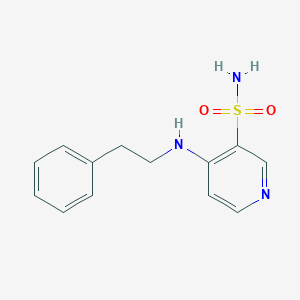 molecular formula C13H15N3O2S B215278 4-[(2-Phenylethyl)amino]-3-pyridinesulfonamide 