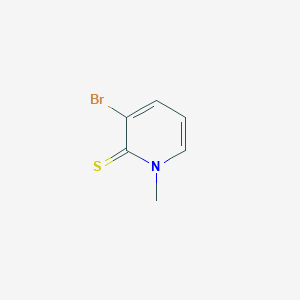molecular formula C6H6BrNS B215287 3-bromo-1-methyl-2(1H)-pyridinethione 