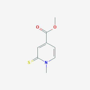 molecular formula C8H9NO2S B215289 Methyl 1-methyl-2-thioxo-1,2-dihydro-4-pyridinecarboxylate 