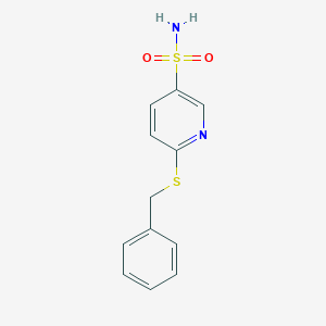 6-(Benzylsulfanyl)-3-pyridinesulfonamide