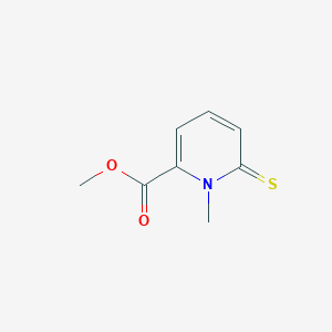 molecular formula C8H9NO2S B215293 Methyl 1-methyl-6-thioxo-1,6-dihydro-2-pyridinecarboxylate CAS No. 87151-08-4