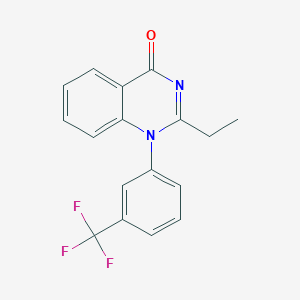 2-ethyl-1-[3-(trifluoromethyl)phenyl]-4(1H)-quinazolinone