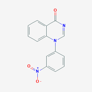 molecular formula C14H9N3O3 B215304 1-{3-nitrophenyl}-4(1H)-quinazolinone 