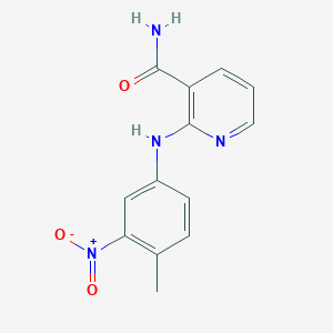 molecular formula C13H12N4O3 B215313 2-{3-Nitro-4-methylanilino}nicotinamide 